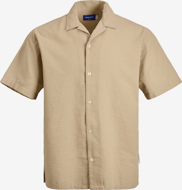 JACK & JONES Skjorte 'Palma' i beige: forside