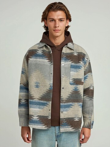 Funky Buddha Átmeneti dzseki - szürke: elől