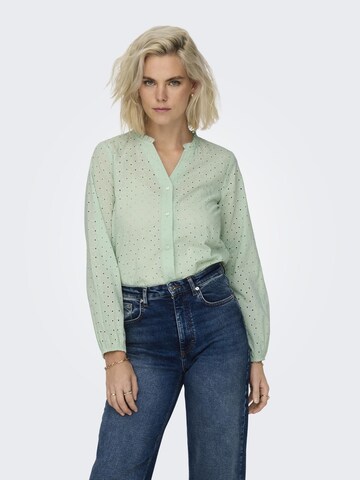 ONLY - Blusa 'ALFIE' en verde: frente