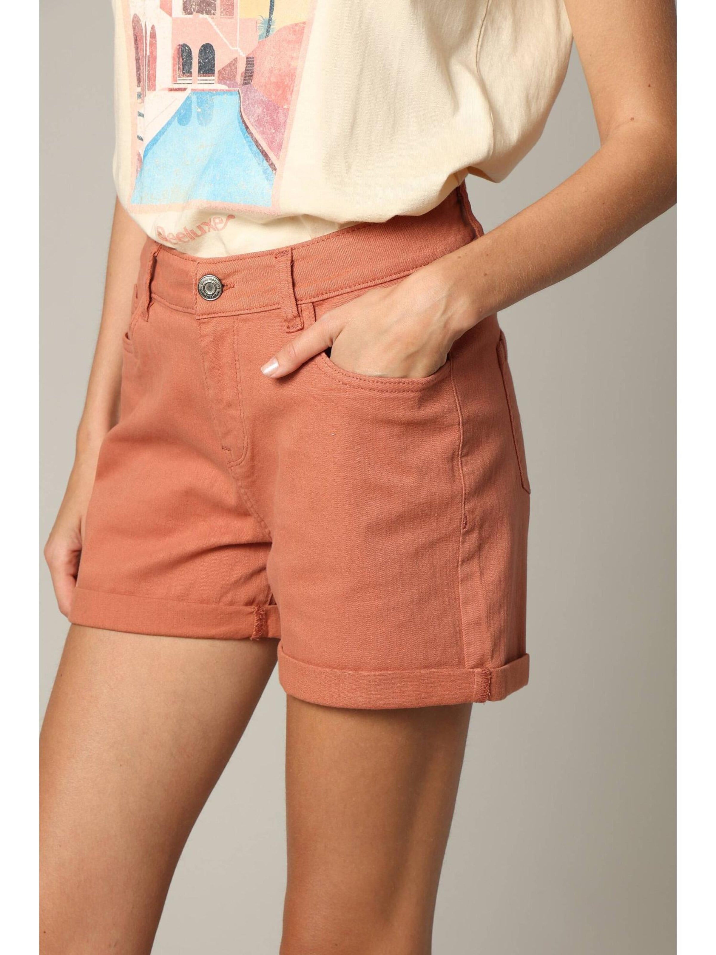 Deeluxe Regular Broek in Rood