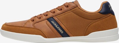 JACK & JONES Sneaker 'ANDREW' in marine / cognac, Produktansicht