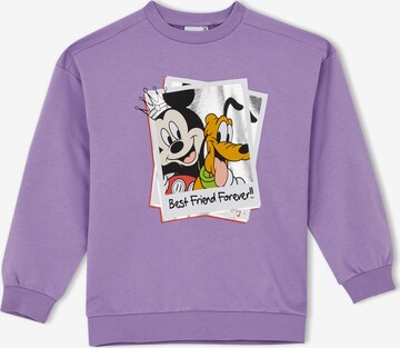 DeFacto Sweatshirt in Purple: front