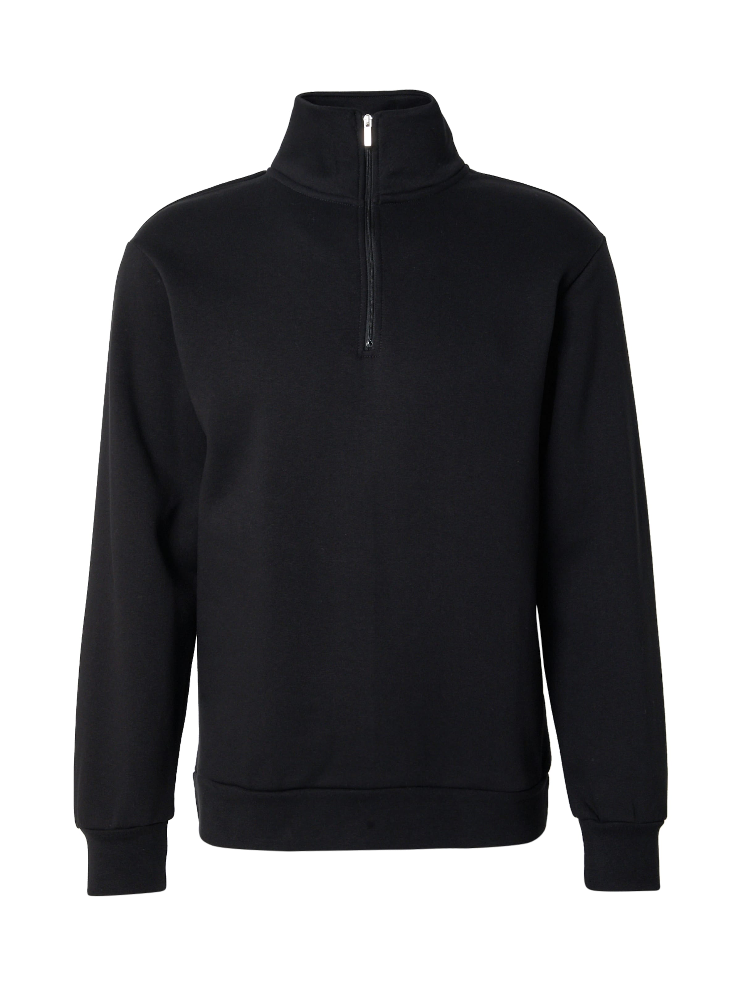 SELECTED Sweatshirt 'SLHDAN' in Black: front