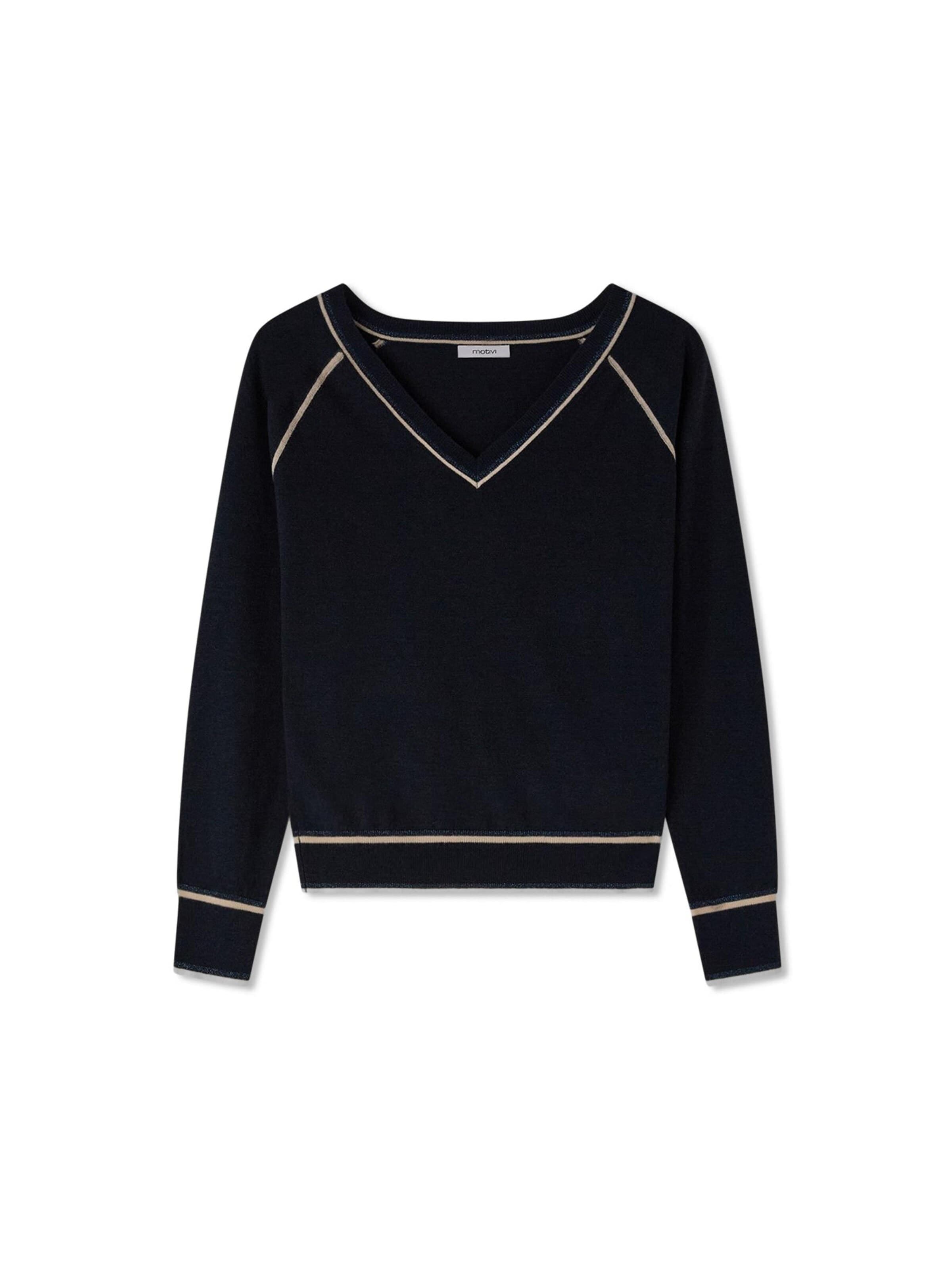 MOTIVI Sweater in Blue: front