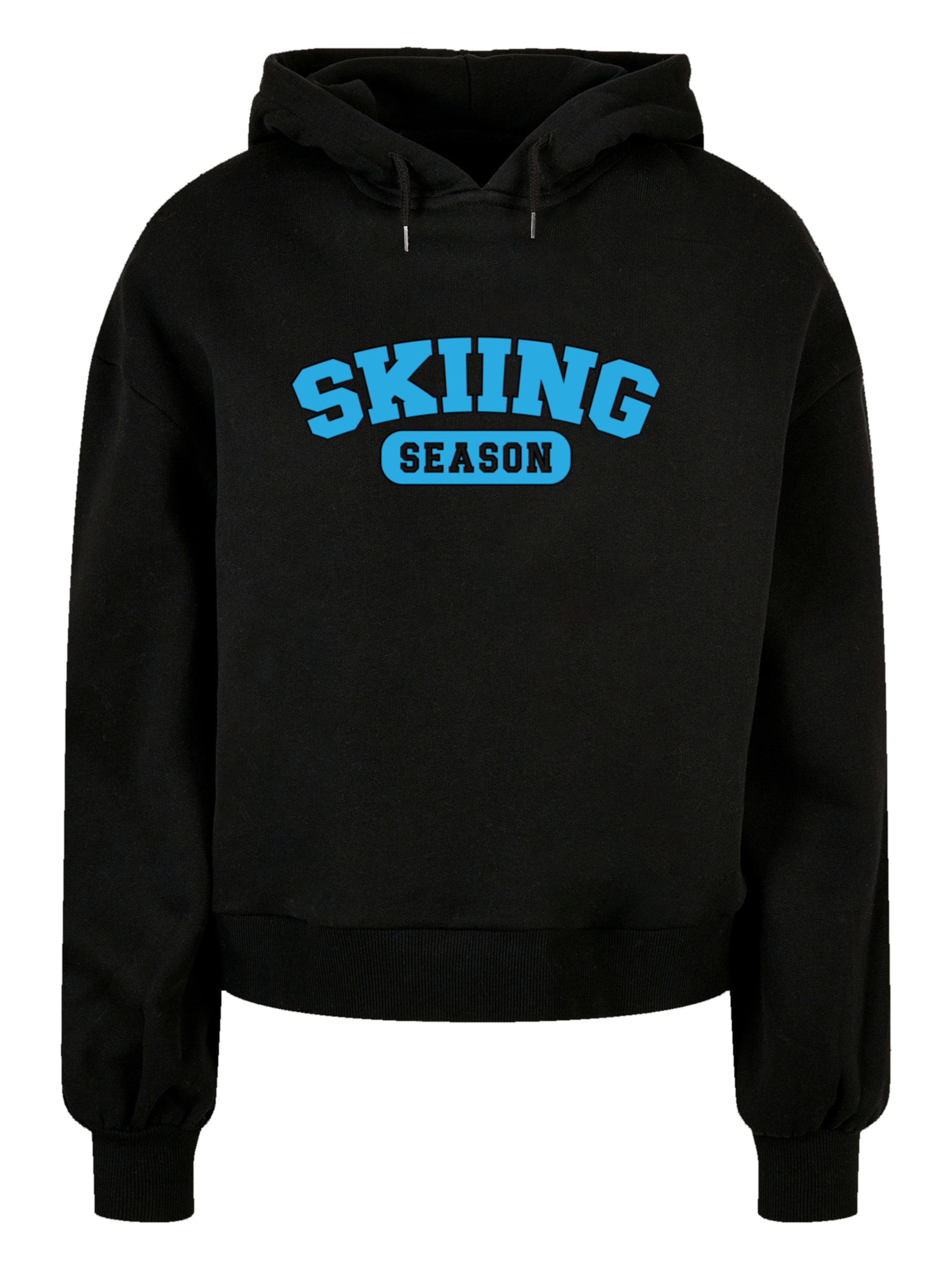 F4NT4STIC Sweat-shirt 'Skiing Season' en azur / noir, Vue avec produit