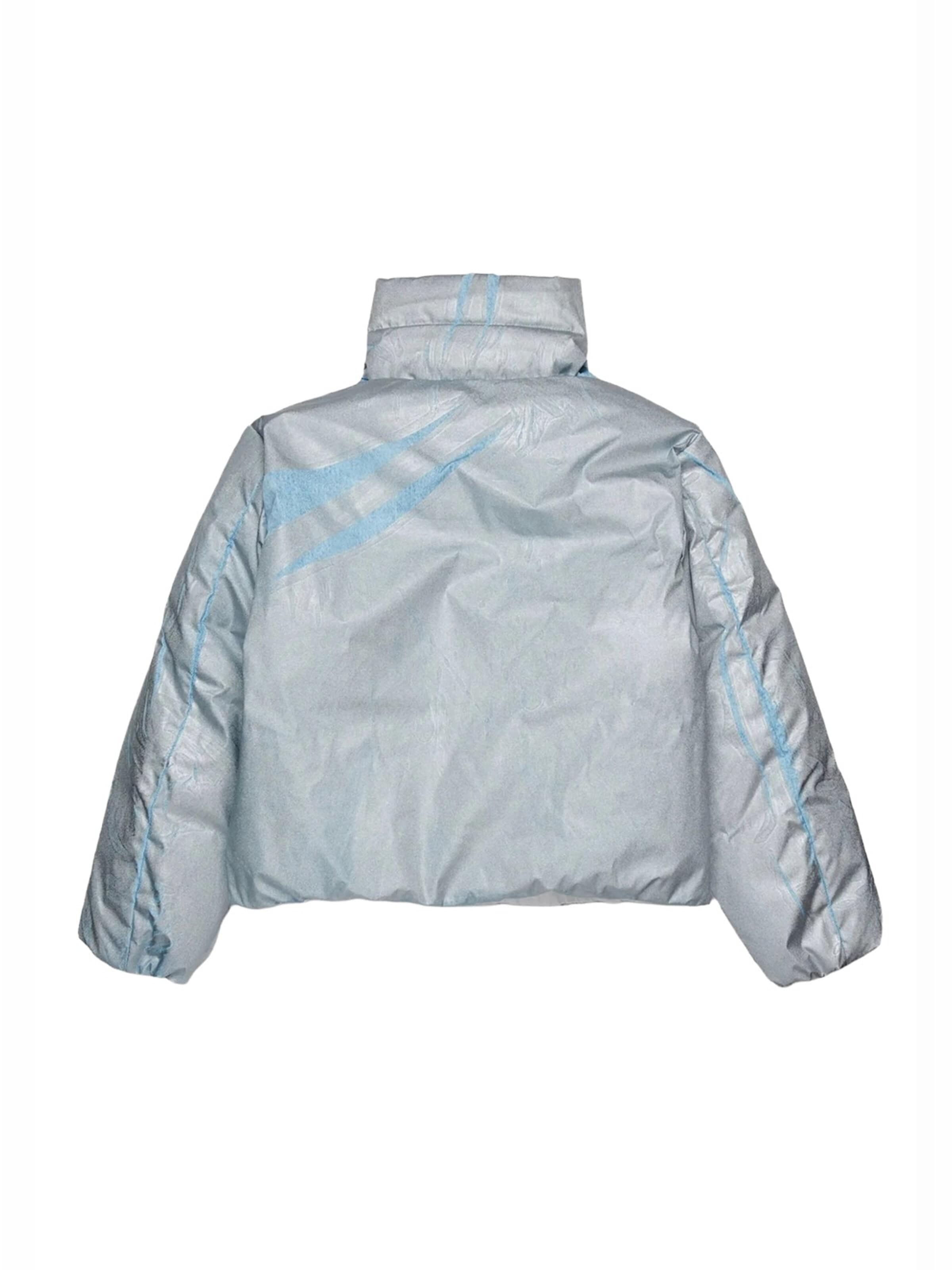 DIESEL Winter Jacket in Silver