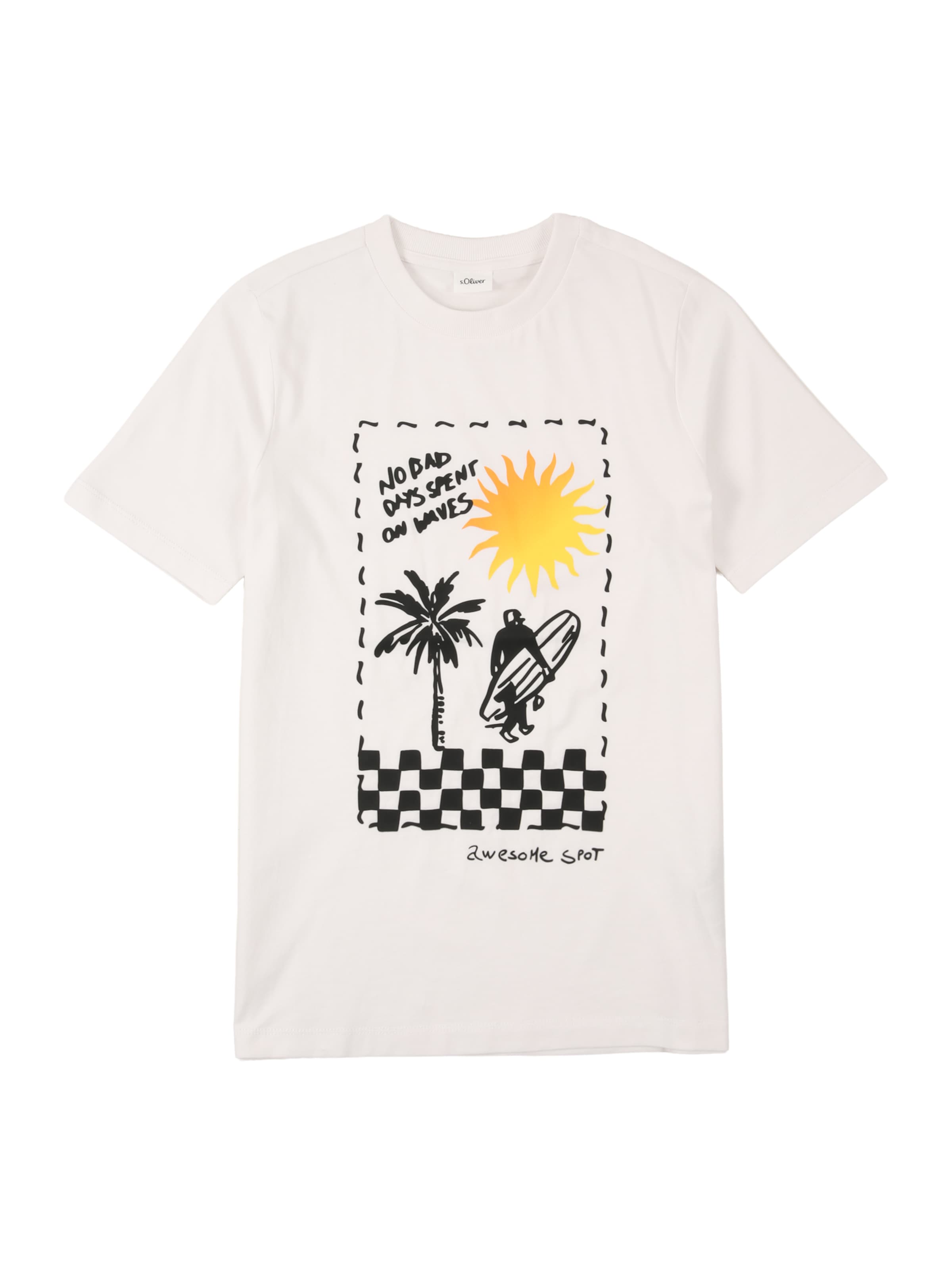 s.Oliver Shirt in White: front