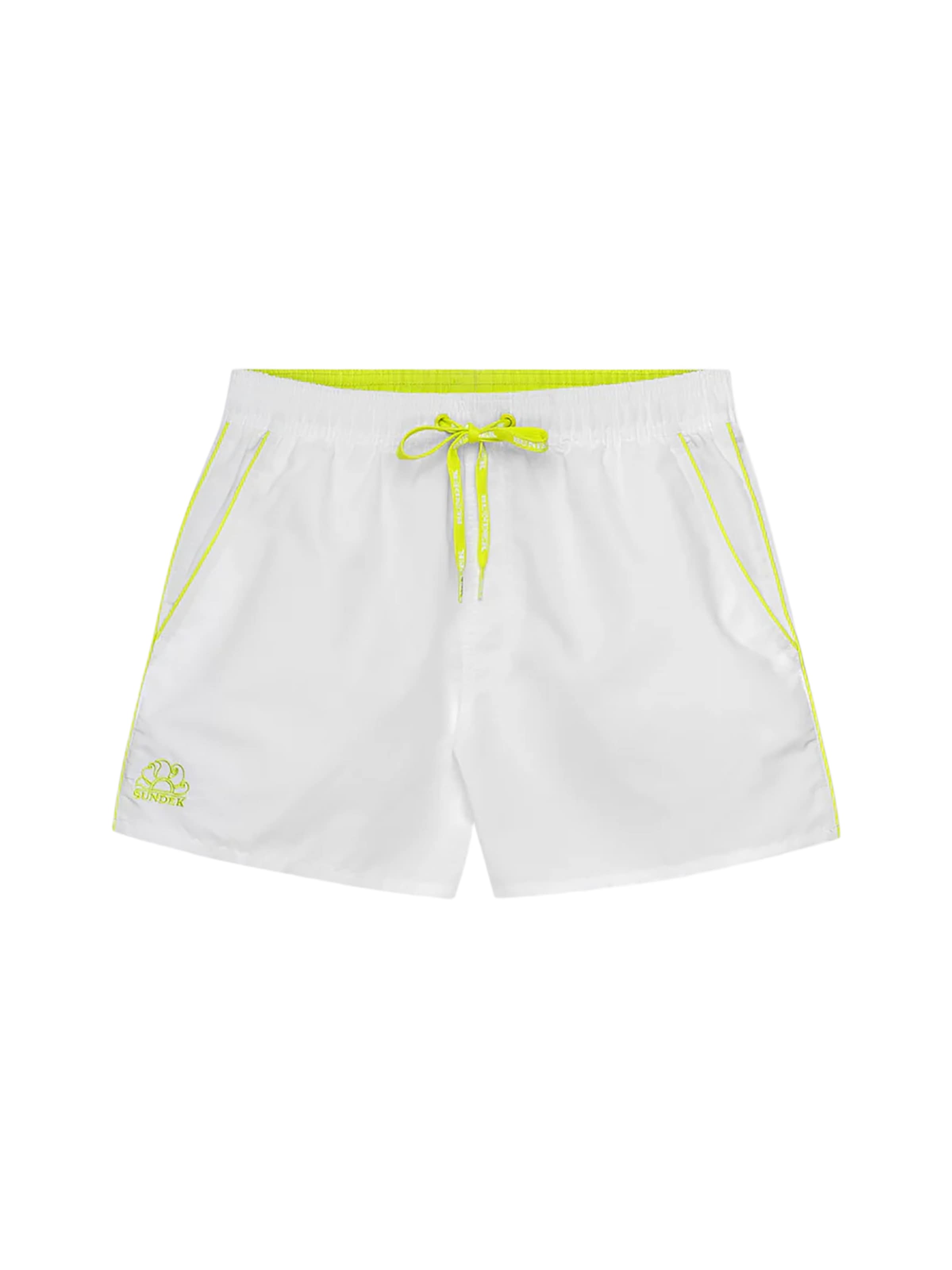Sundek Zwemshorts in Wit: voorkant