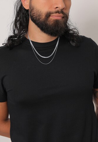 KUZZOI Halskette Basic Kette in Silber: Vorderseite