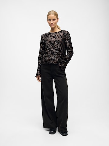 OBJECT - Blusa 'OBJEDEN' en marrón