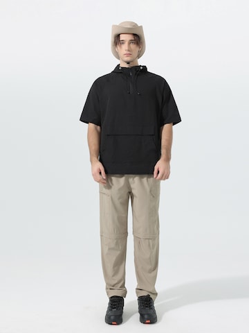 YOUTHUP Shirt 'Kopffrei' in Black