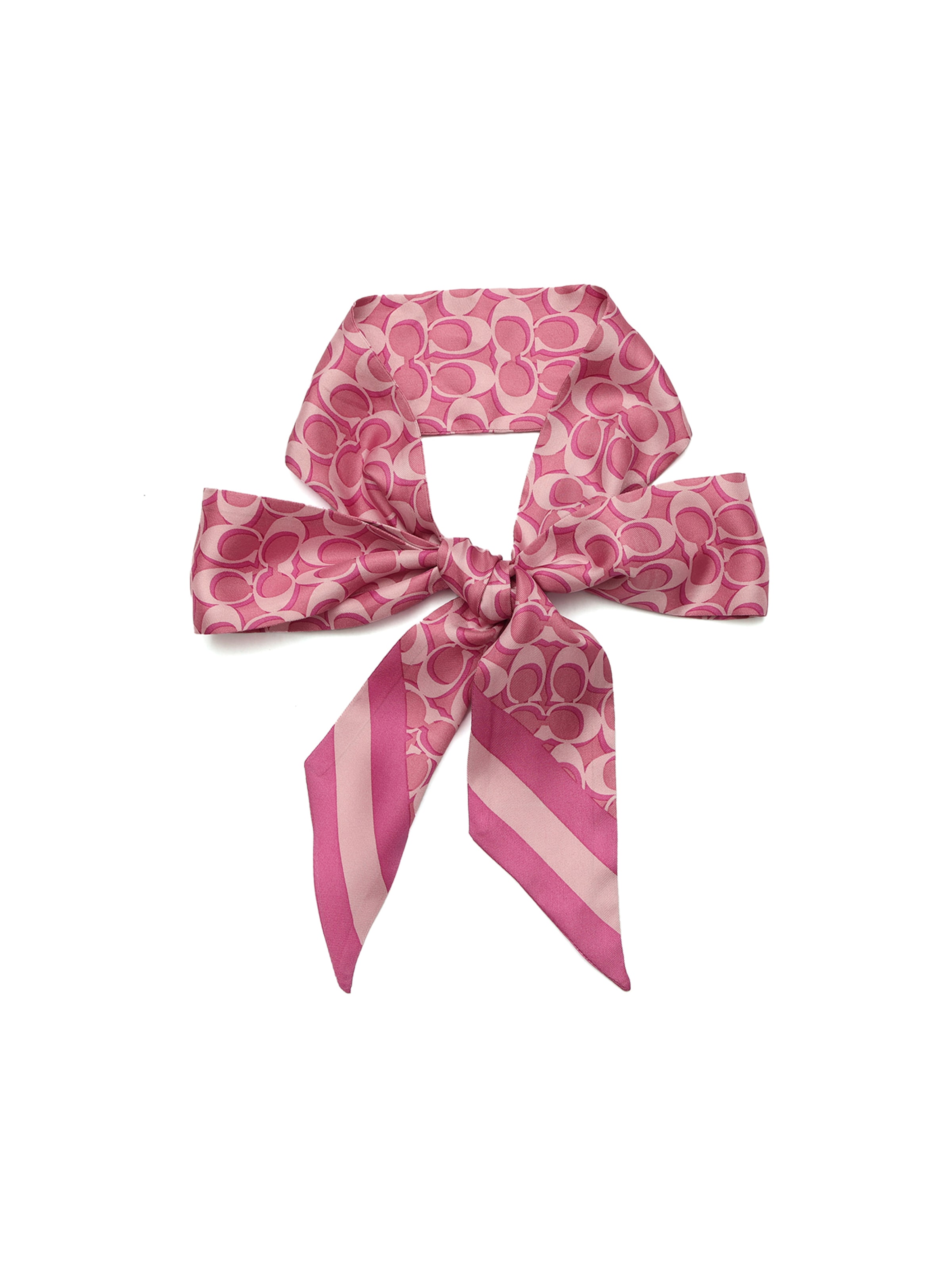 COACH Κασκόλ σε ροζ: μπροστά