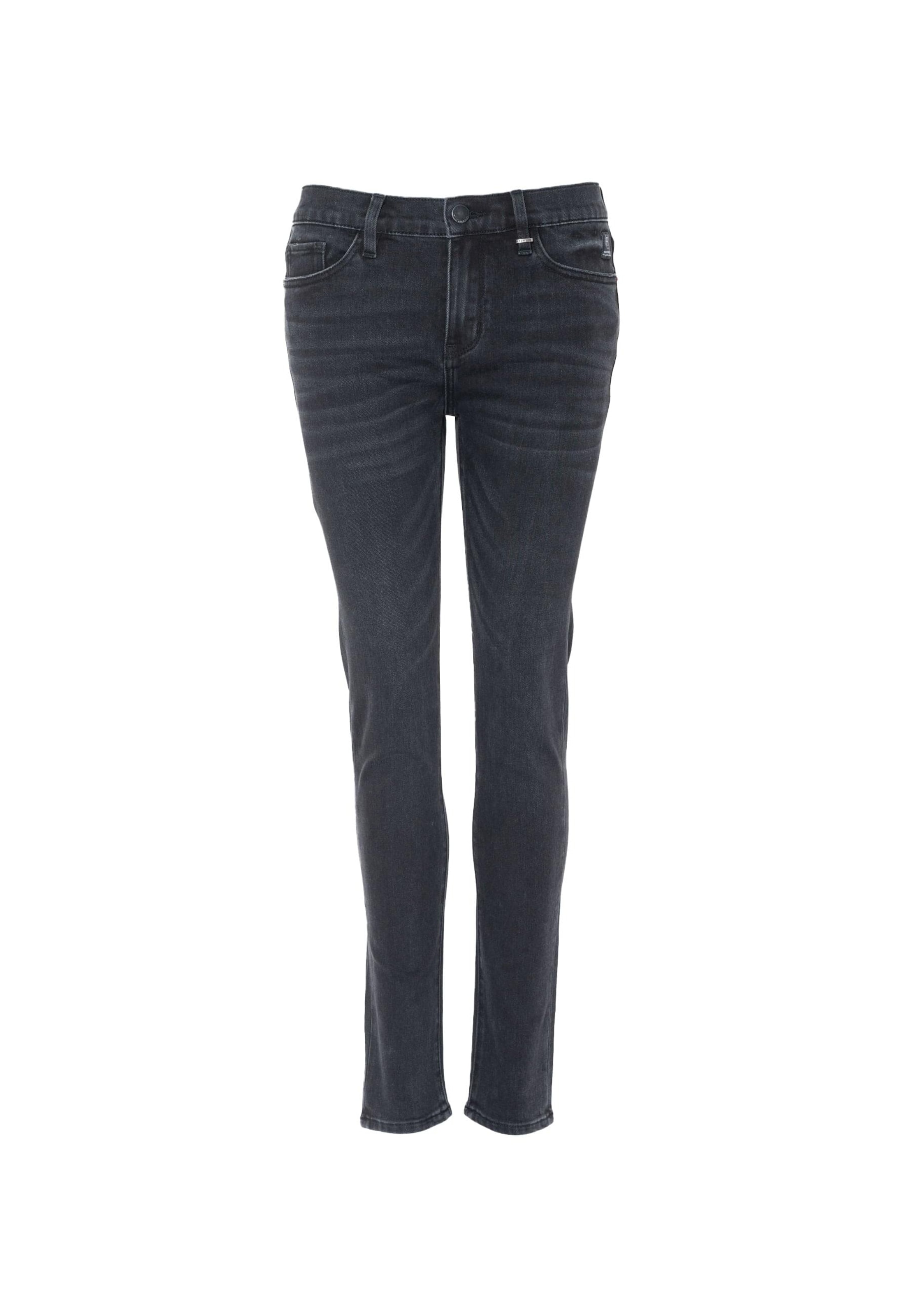 Elias Rumelis Slimfit Džíny 'Manou' – černá: přední strana