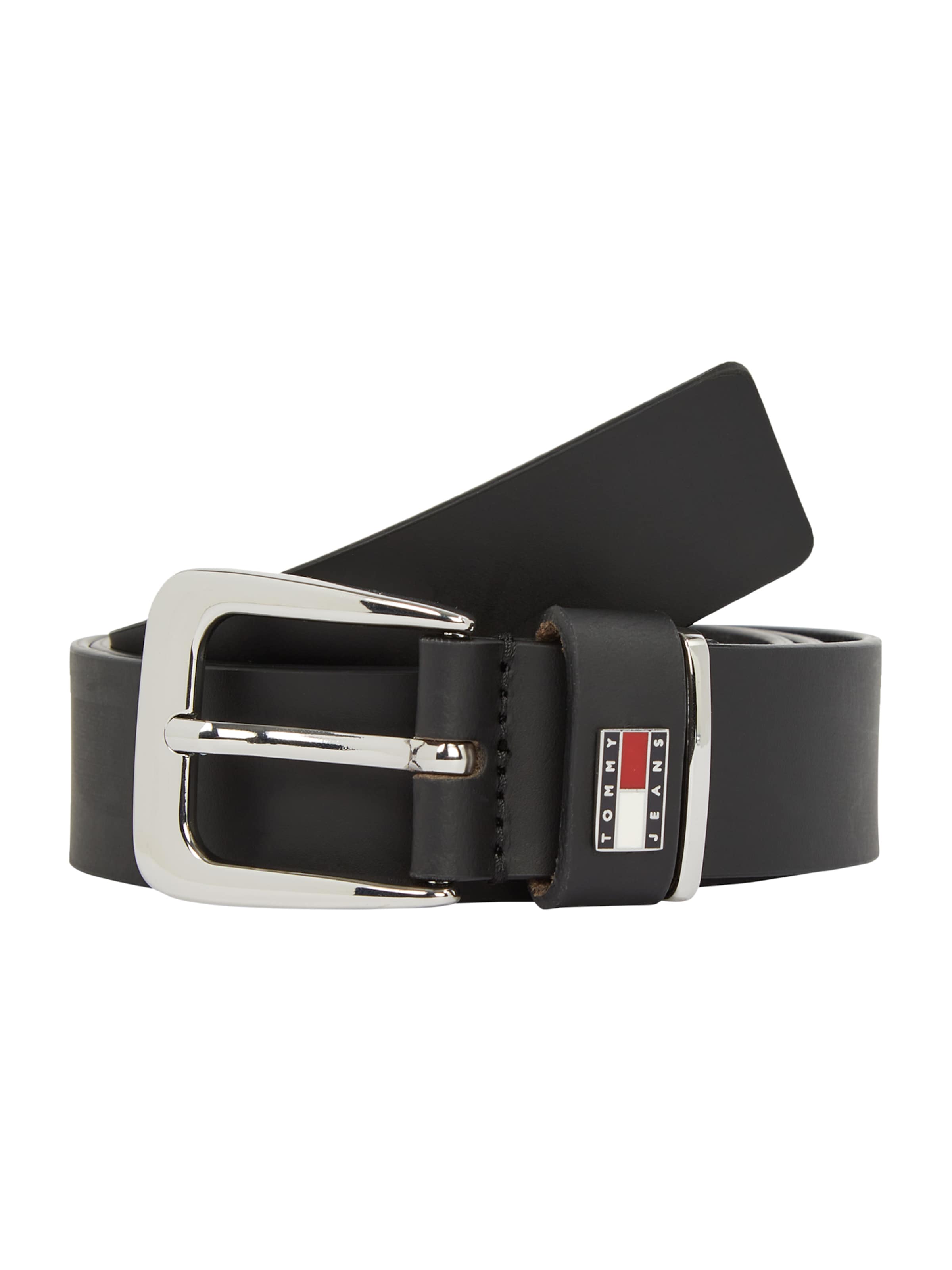 Ceinture 'HERITAGE 3.0' Tommy Jeans en noir : devant
