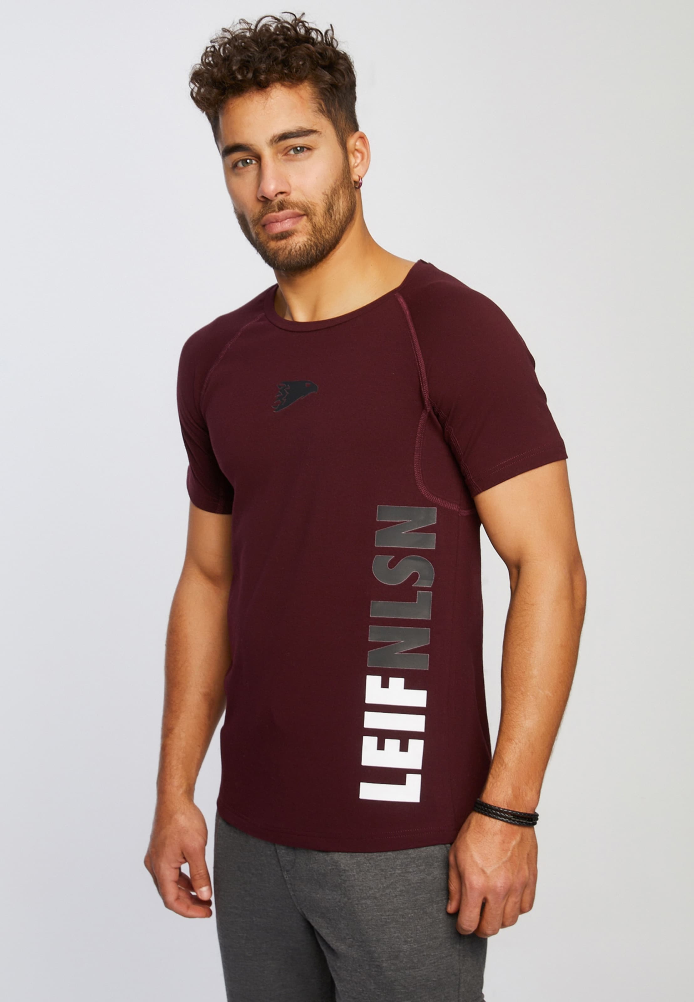 Leif Nelson Shirt in Wine Red ABOUT YOU