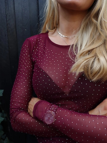 Haut ' MESH ' Liberte Essentiel en rouge