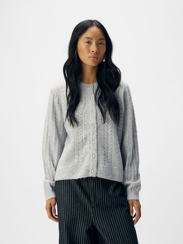 Cardigan 'OBJFlora' OBJECT en gris : devant