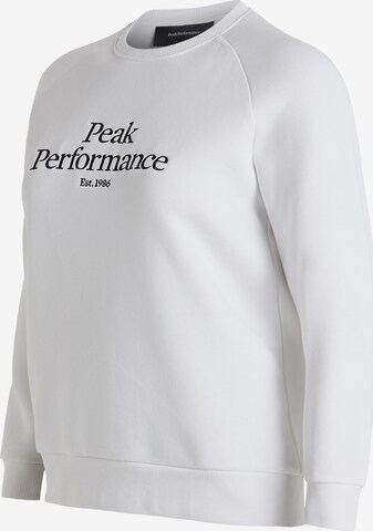 Sweat-shirt PEAK PERFORMANCE en blanc