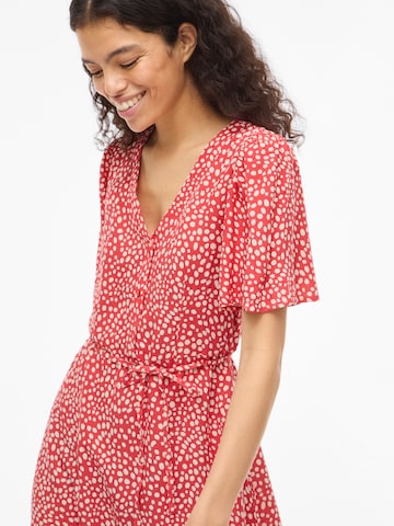 VILA Καλοκαιρινό φόρεμα 'VIGRACE' σε κόκκινο