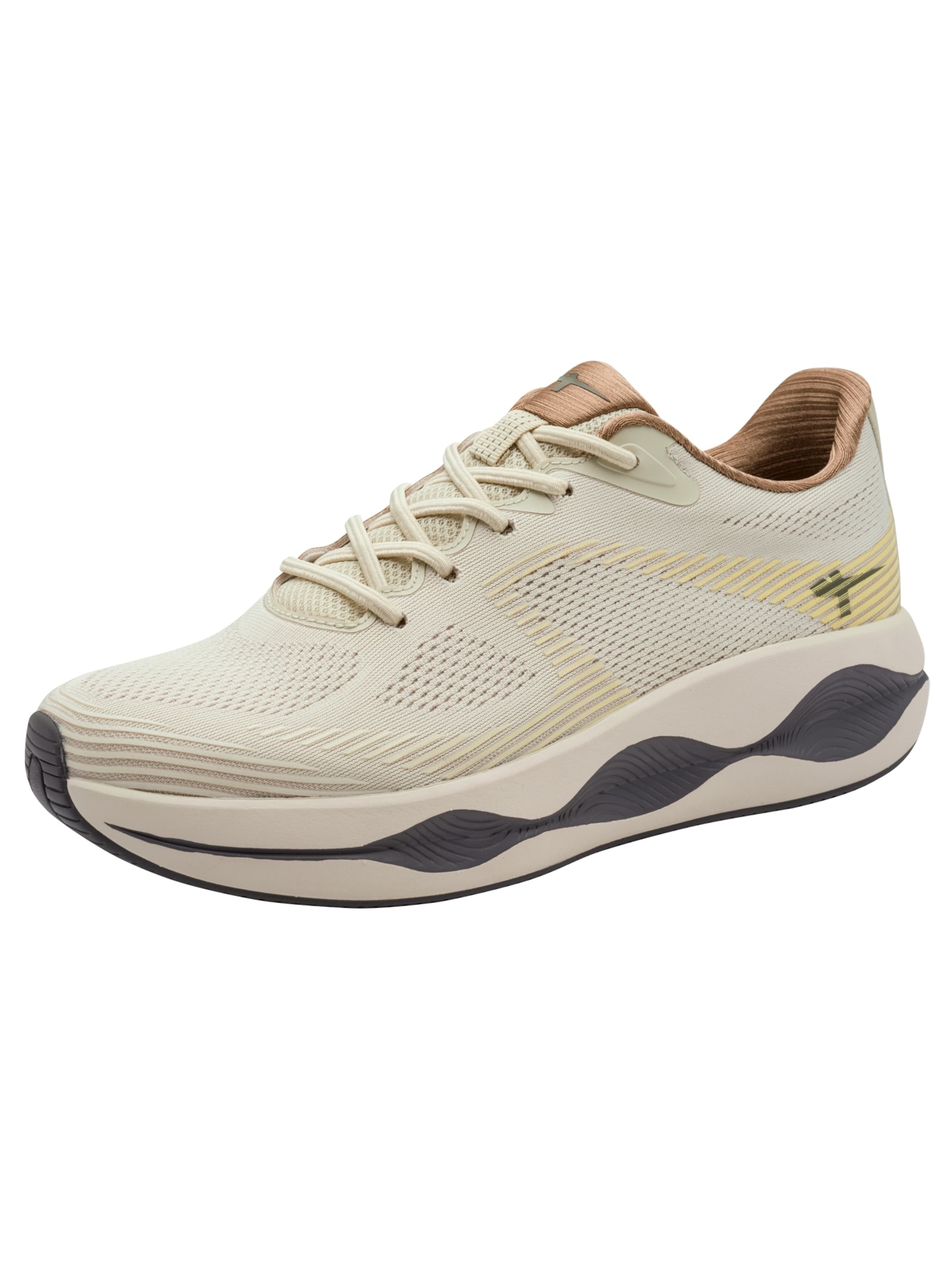 Tamaris Sneakers laag 'Active' in Beige: voorkant