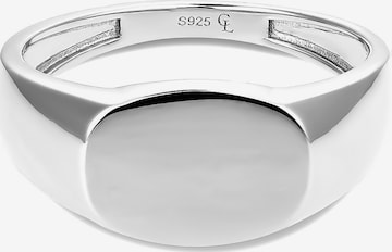 Commen Lines Ring in Zilver: voorkant