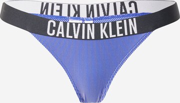 Calvin Klein Swimwear Bikinové nohavičky - Modrá: predná strana