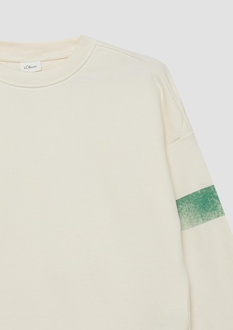Sweat-shirt s.Oliver en beige