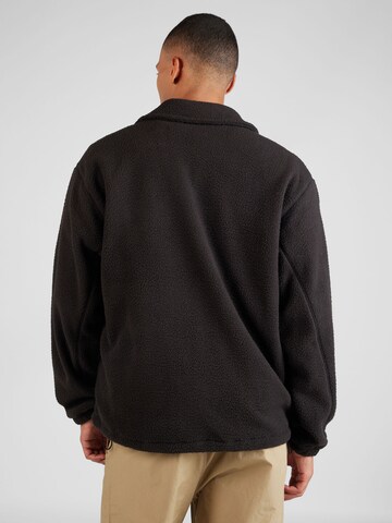 WEEKDAY Fleece Jacket 'Oliver' in Black