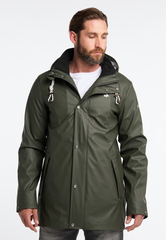 Schmuddelwedda Weatherproof jacket in Green: front