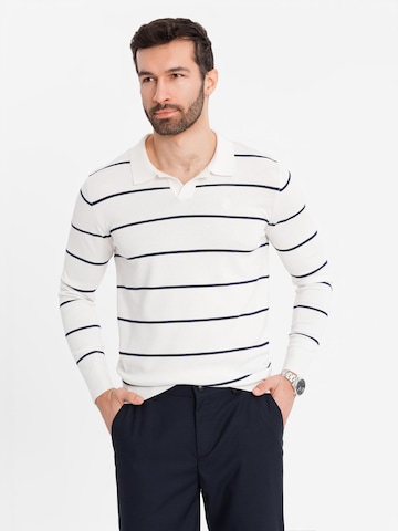 Ombre Shirt 'OM-POLS-0146' in Blue: front