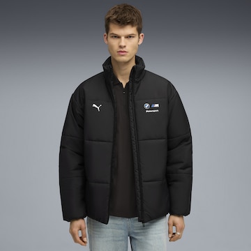 PUMA Sportjas 'PUMA x BMW M Motorsport Essentials' in Zwart: voorkant