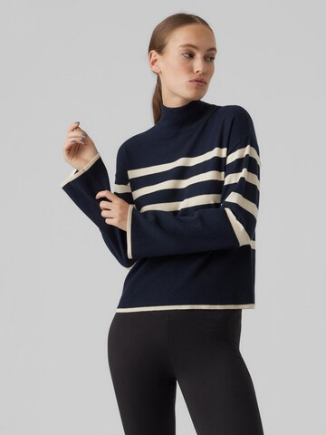 Pull-over 'HAPPINESS' VERO MODA en noir : devant