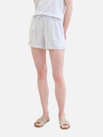 TOM TAILOR DENIM Loosefit Shorts in Blau: predná strana