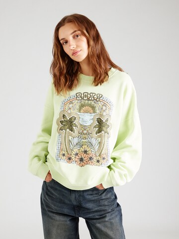 ROXY Sweatshirt in Grün: Vorderseite