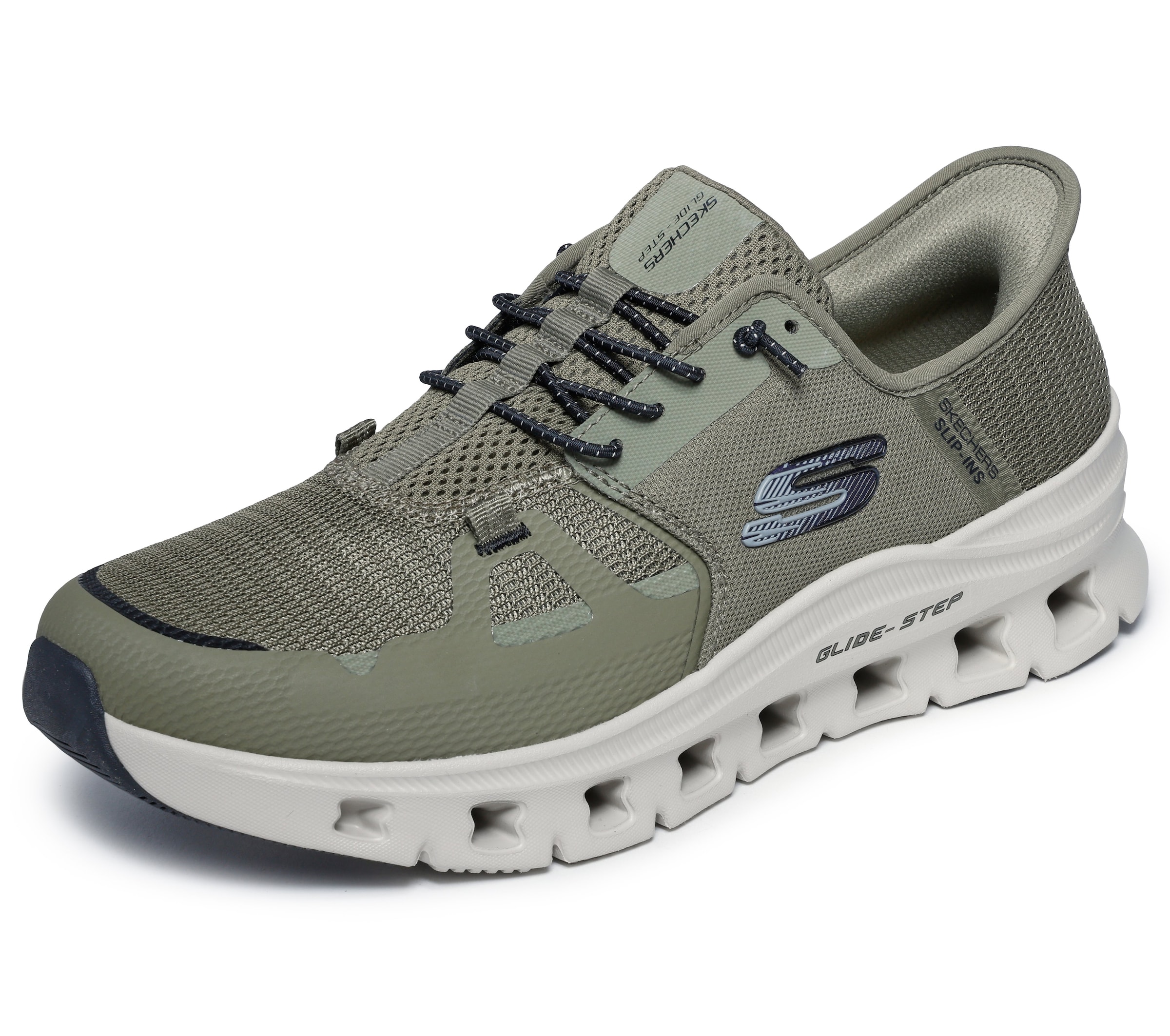 SKECHERS Sneakers in Green: front