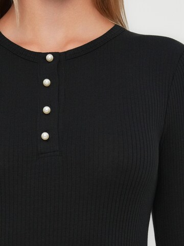 PIECES Shirts 'PCKITTE' i sort