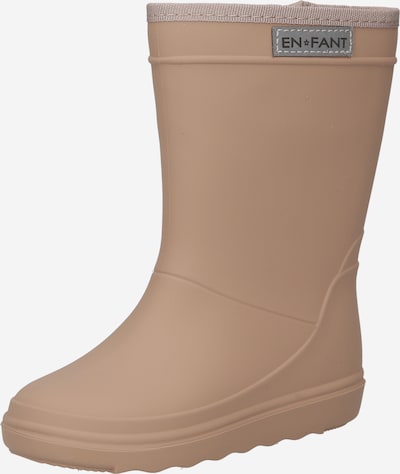 Guminiai batai 'Solid' iš EN FANT, spalva – šviesiai ruda / pilka / juoda, Prekių apžvalga