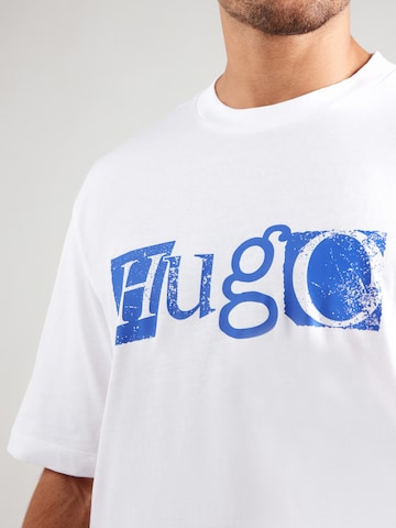balta HUGO Marškinėliai 'Nugix'