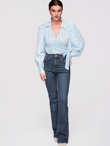 Ombre Bluse‌‌‌‌ in Blau