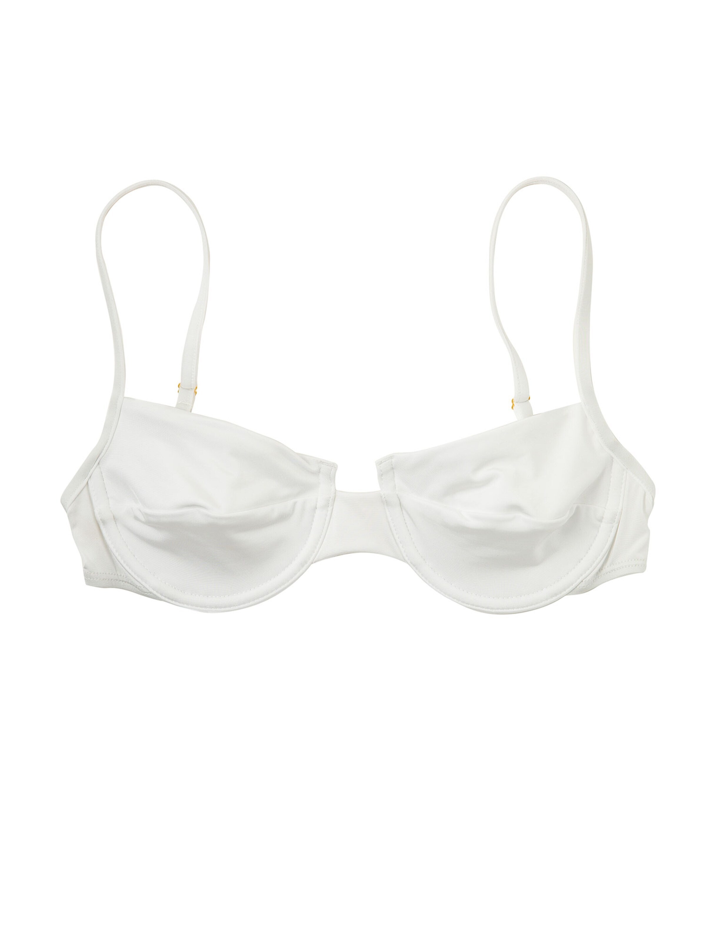 Matia Beachwear Bikini Top 'Bella White - Balconette Bikini Top' in 75 in White, Item view