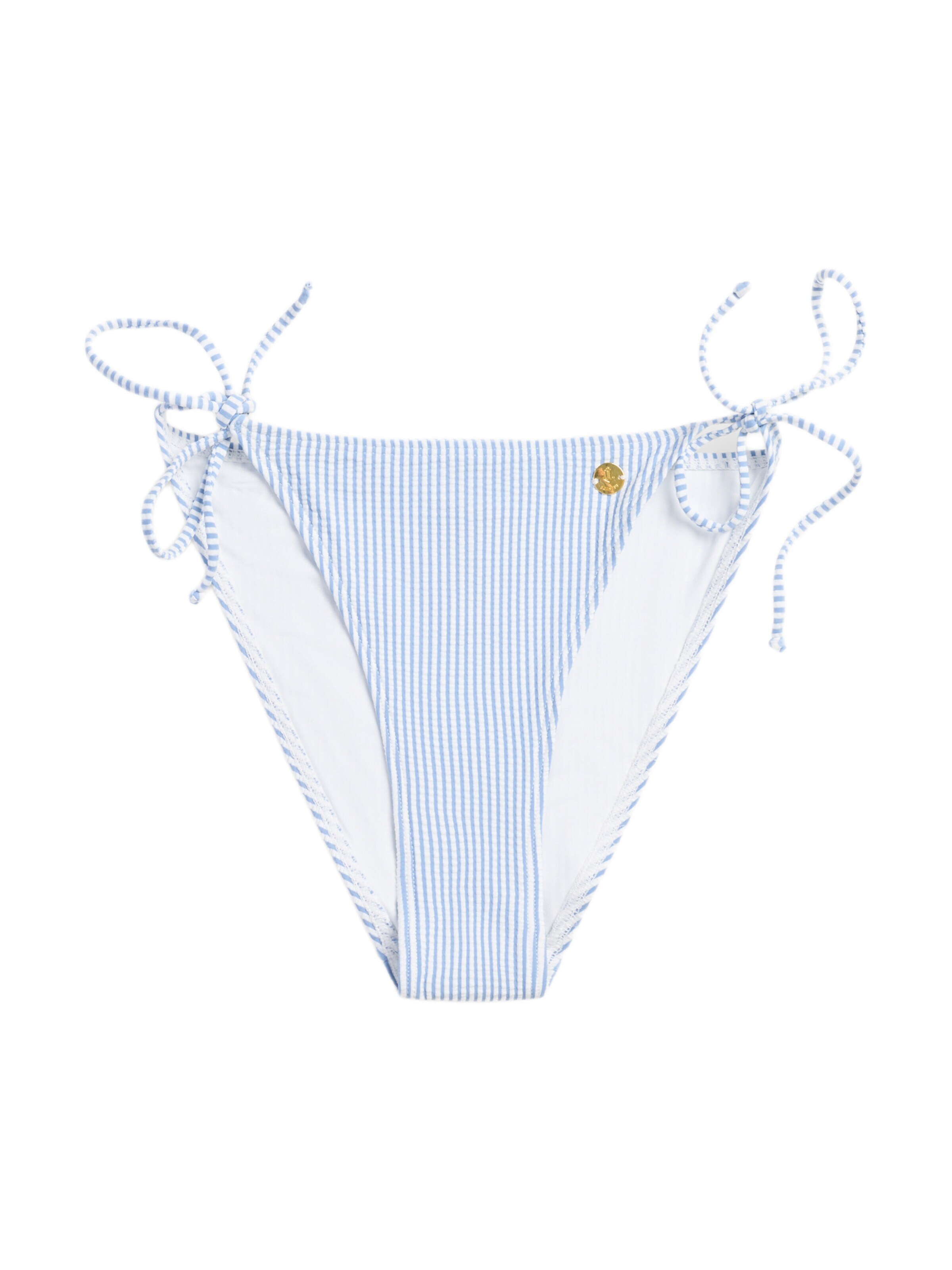 Seaside Bikinitrusse 'Seersucker' i blå: forside