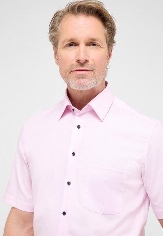 ETERNA Regular fit Button Up Shirt in Pink