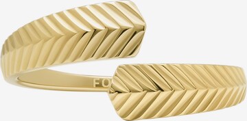 FOSSIL Ring in Gold: front