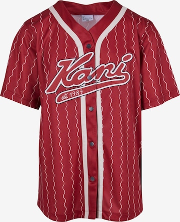 T-Shirt Karl Kani en rouge : devant