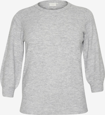 KAFFE CURVE Pullover 'KC Merida' in Grau: Vorderseite