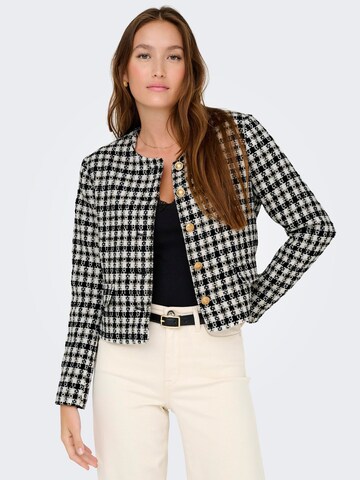 JDY - regular Pantalón plisado en negro: frente