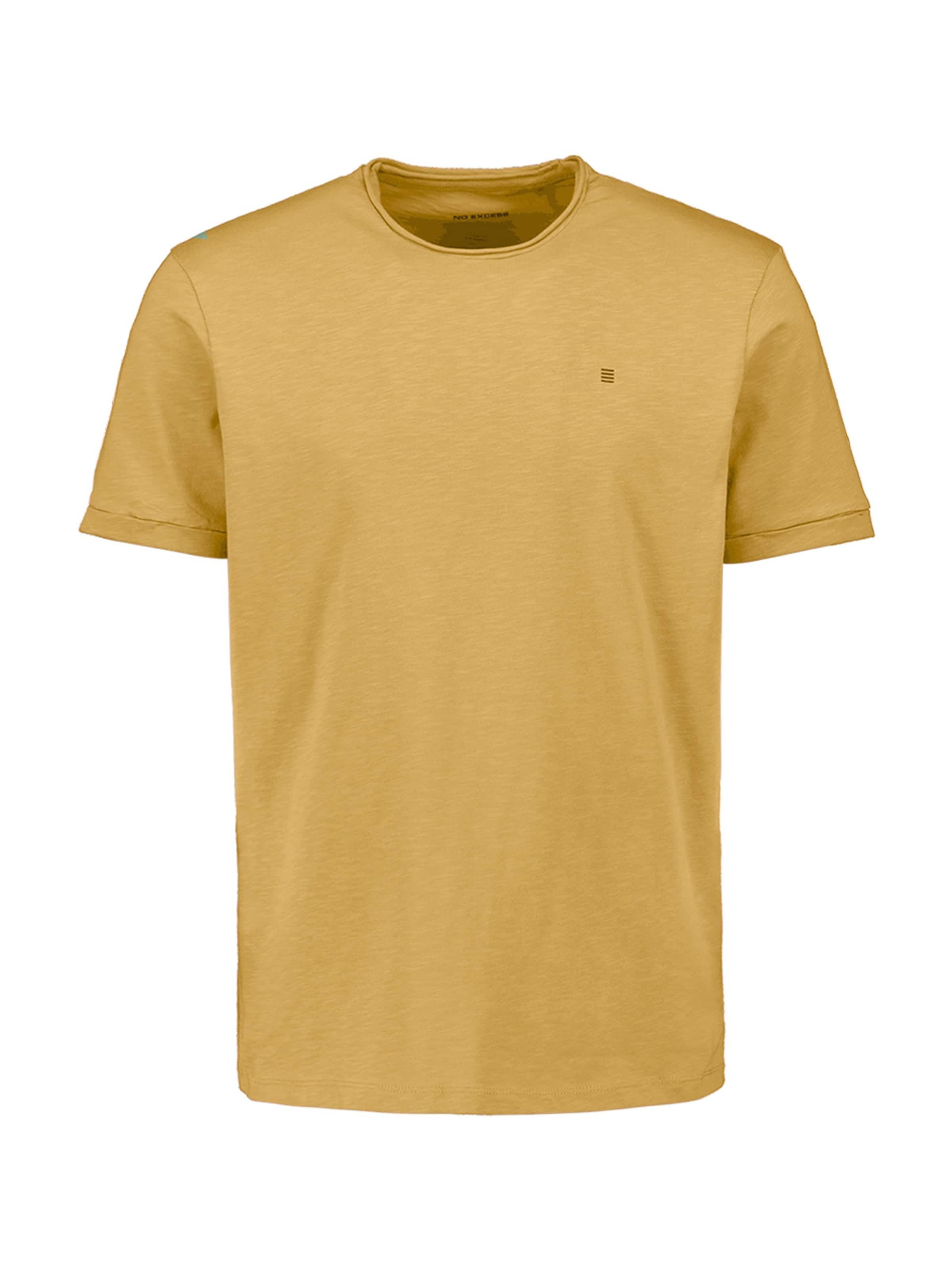 T-Shirt No Excess en jaune : devant