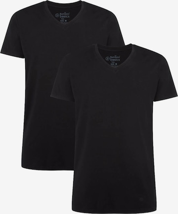 Bamboo basics Shirt 'Velo' in Black: front