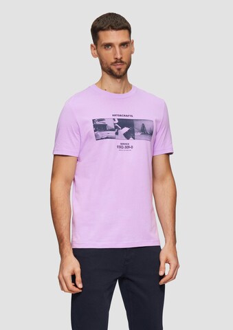 s.Oliver T-Shirt in Lila: Vorderseite