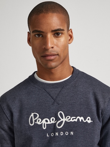 Pepe Jeans Sweatshirt 'NOUVEL' in Blau